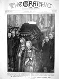 Old Antique Print 1908 Henry Campbell-Bannerman Funeral Westminster Abbey 20th