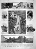 Old Antique Print 1908 Automobile Motor Car Club Ireland Queen Victoria 20th