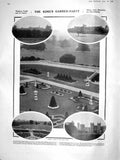 Old Antique Print 1908 King Garden Party Windsor Castle Lord Strathcona 20th