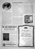 Old Antique Print 1908 Picture Hat Ladies Fashion Artistic Bed Heal Sons 20th
