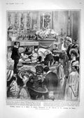 Original Old Antique Print 1908 Church Ignatius Rome Chamberlain Bethell Gibbs
