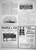 Old Antique Print 1908 Royal Infirmary Hospital War Ship Canada Fishing 20th