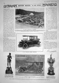 Original Old Antique Print 1908 Motor Cars Goodwood Lanchester Keating Cyders
