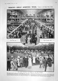 Original Old Antique Print 1908 Dublin Horse Show Aberdeen Grubb Morocco Hafid