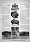 Old Antique Print 1908 Torres Islanders Dance Malu Beauchamp Sutherland 20th