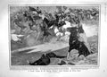 Old Antique Print 1908 Spahis Flying Moors War Battle Allix Queen Holland 20th