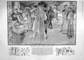 Old Antique Print 1908 Chestnut Lucerne Hotel Ferdinand Bulgaria Tittoni 20th