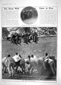 Old Antique Print 1908 Eton Rugby Oppidan Sport Science Bacilli Leprosy 20th