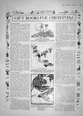Old Antique Print 1908 Gift Book Christmas Ben Sailorman Doormouse Rain 20th