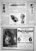 Original Old Antique Print 1908 Willow Pattern Tea Service Drip-Catcher Pears