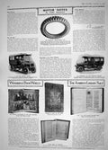 Old Antique Print 1908 Kempshall Low-Pressure Tyre Motor Car Books Bible 20th