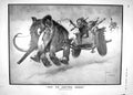 Original Old Antique Print 1908 Elephant Comedy Romance Art Windsor Castle Park