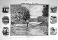 Original Old Antique Print Damaged 1908 Salmon Fishing River Doon Scotland