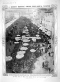 Old Antique Print 1909 Flower Fruit Market Nice Colville Middleton Hunt 20th