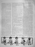 Original Old Antique Print 1909 Little Girl Kitten Smoking Story Photographs