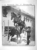 Old Antique Print 1909 Horsemen Italian Army Perczel Archbishop York Coke 20th