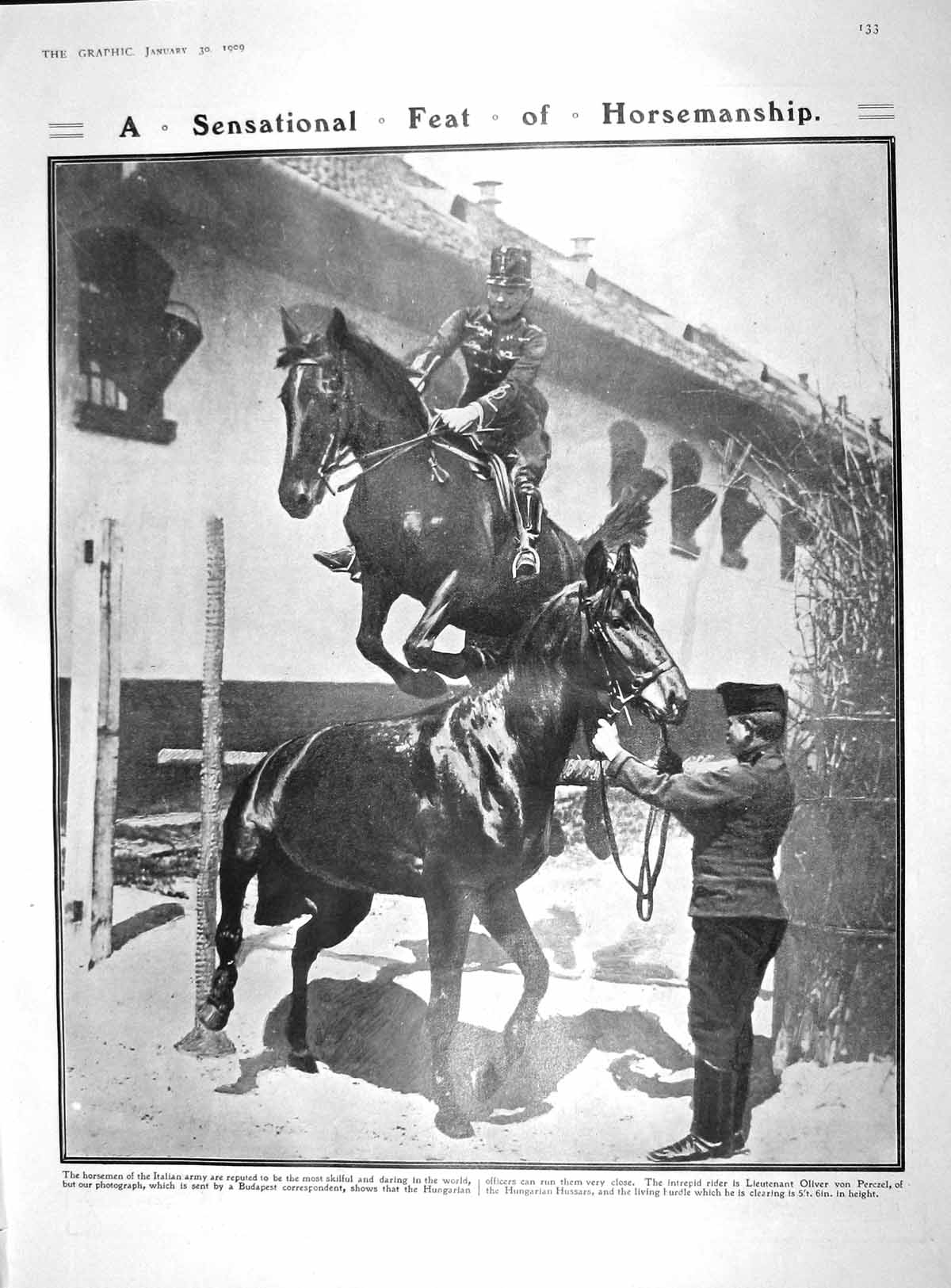 Old Antique Print 1909 Horsemen Italian Army Perczel Archbishop York Coke 20th