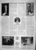 Old Antique Print 1909 Empire Frock Fashion Ashton Knight Pantomime Ali 20th