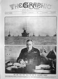 Original Old Antique Print 1909 William Henry May Commander Home Fleet Wa 20th
