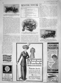 Original Old Antique Print 1909 Lanchester Motor Car Denison-Penders Lord 20th