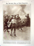 Original Old Antique Print 1909 Six-Inch Gun War Siers Singapore Knole 20th