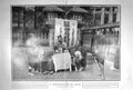 Original Old Antique Print 1909 Fortune Teller Japan Inari Fox Temple Kyoto