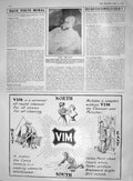 Old Antique Print 1909 Portrait Paul Verlaine Advertisement Vim Cleanser 20th