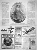 Original Old Antique Print 1909 Merry Widow Theatre Emmie Wehlen Lily Elsie Pen