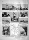 Old Antique Print 1909 Egypt Somaliland Sudan Connaught Beaconsfield Gun 20th