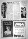 Old Antique Print 1909 Princess Frock Fashion Henniker Heaton Pears Soap 20th
