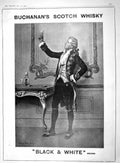Old Antique Print 1909 Buchanan Scotch Whisky Typhoid Bronchitis Science 20th