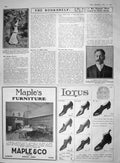 Old Antique Print 1909 Humphry Pegram Cassell Maarten Maartens Novelist 20th