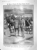 Original Old Antique Print 1909 Roosevelt Kapiti Pease Beresford Victoria Haig
