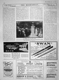 Original Old Antique Print 1909 Sigerson Memorial Statue Clarence Mangan Dublin