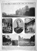 Original Old Antique Print 1909 Lord Chesterfield Holme Lacy Kelowna Okanag 20th