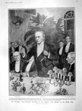Old Antique Print 1909 Lord Roseberry Graham Royal Navy Recruiting Sailor 20th