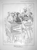 Old Antique Print 1909 Advertisement Judsons Soap German Tourist Beeshop 20th