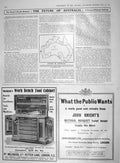 Original Old Antique Print 1909 Map Austrlia Countries Europe Melluish Cabinet