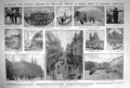 Original Old Antique Print 1909 Holland Windmill Edam Lange Pooten Amsterdam