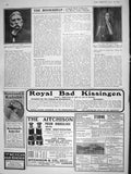 Original Old Antique Print 1909 Earl Oxford Halle Author Royal Bad Kissingen