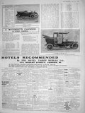 Original Old Antique Print 1909 Lanchester Motor Cars Dennis Laundaulette Emlyn