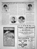 Old Antique Print 1909 Lindsay Nore Iselin Tennyson Ivy Pretious G.N.R. 20th