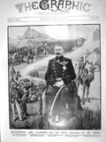 Old Antique Print 1909 Field-Marshall Lord Kitchener Africa Egypt India 20th