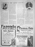 Original Old Antique Print 1909 Blundell Authoress Norris Perjurer Plasmon Oats
