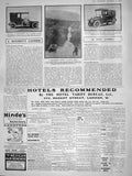 Original Old Antique Print 1909 Earl Portsmouth Napier Motor Car Albion Glasgow