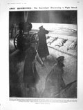 Original Old Antique Print 1909 Army War Siers Port Arthur Firth Tay Ships 20th