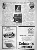 Old Antique Print 1909 Koebel Engleheart Chappell Player Piano Aeroplane 20th
