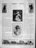 Original Old Antique Print 1909 Edda Starska Polish Singer Ethel Levey Bateman