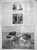 Original Old Antique Print 1909 Soames Graves Parliament Duke Devonshire Oxo