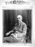 Original Old Antique Print 1909 Bishop London Arthur Foley Winnington Ingram
